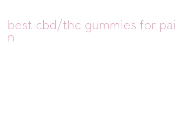 best cbd/thc gummies for pain