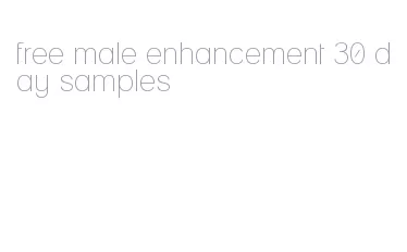 free male enhancement 30 day samples