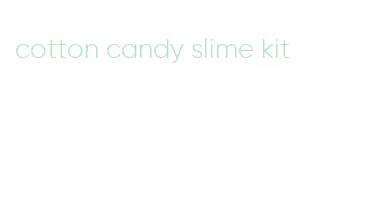 cotton candy slime kit