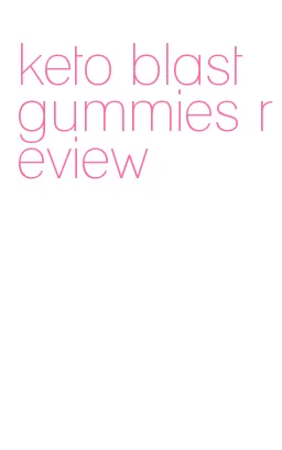 keto blast gummies review