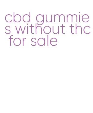 cbd gummies without thc for sale