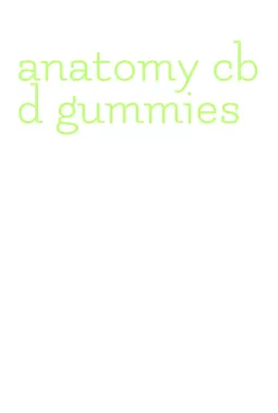 anatomy cbd gummies
