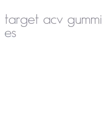 target acv gummies