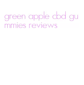 green apple cbd gummies reviews