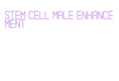 stem cell male enhancement