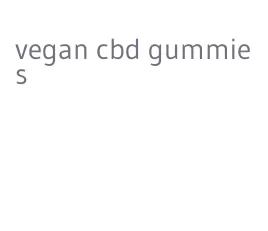 vegan cbd gummies