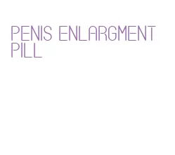 penis enlargment pill