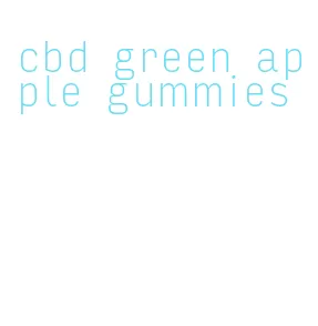 cbd green apple gummies