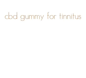 cbd gummy for tinnitus