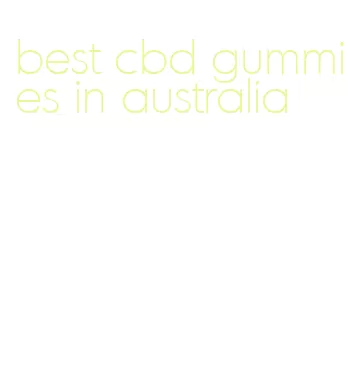 best cbd gummies in australia