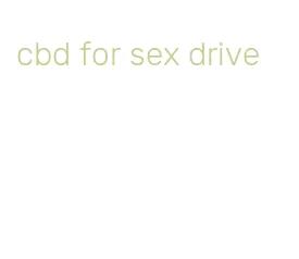 cbd for sex drive