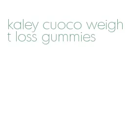 kaley cuoco weight loss gummies