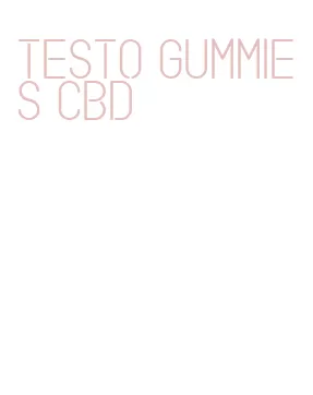 testo gummies cbd