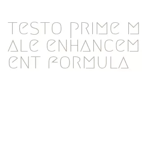 testo prime male enhancement formula