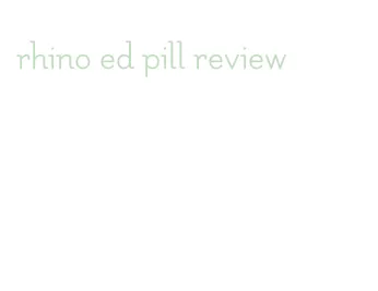 rhino ed pill review