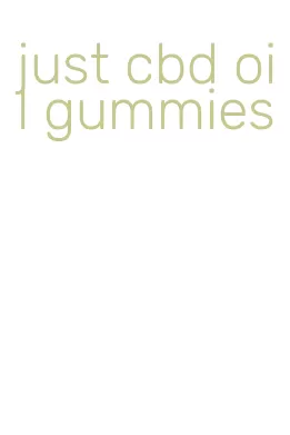 just cbd oil gummies