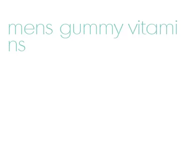mens gummy vitamins