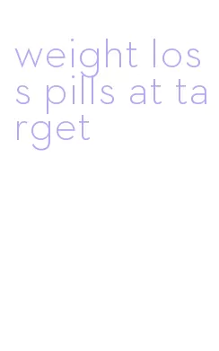 weight loss pills at target