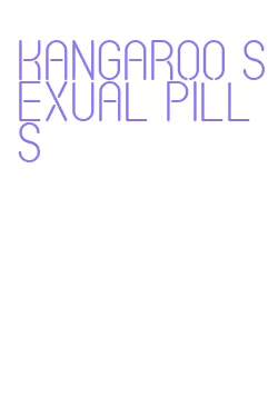 kangaroo sexual pills