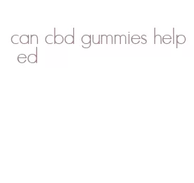can cbd gummies help ed