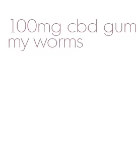 100mg cbd gummy worms