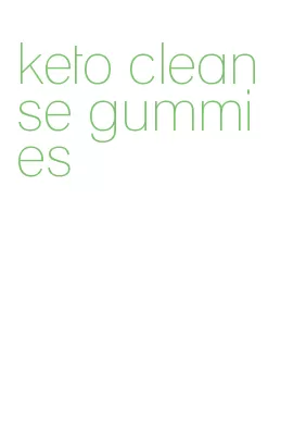 keto cleanse gummies