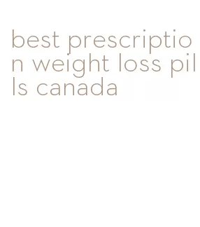 best prescription weight loss pills canada