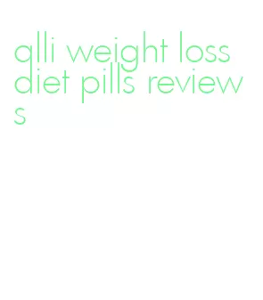 alli weight loss diet pills reviews