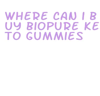 where can i buy biopure keto gummies