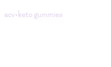 acv+keto gummies