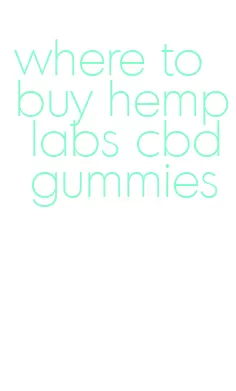 where to buy hemp labs cbd gummies