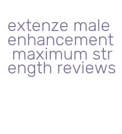 extenze male enhancement maximum strength reviews