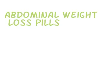 abdominal weight loss pills