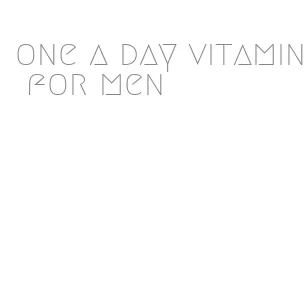 one a day vitamin for men