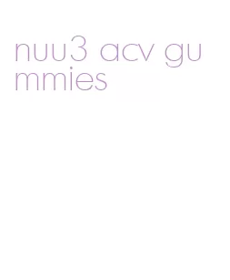 nuu3 acv gummies