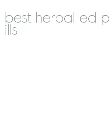 best herbal ed pills