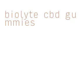 biolyte cbd gummies