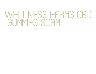 wellness farms cbd gummies scam