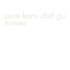 pure kans cbd gummies