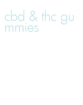 cbd & thc gummies