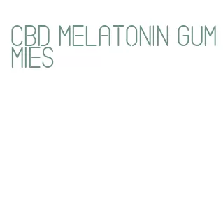 cbd melatonin gummies
