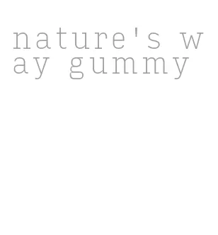nature's way gummy