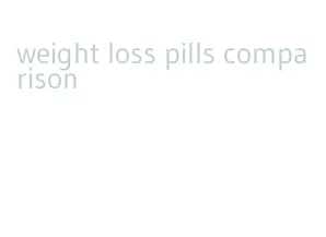 weight loss pills comparison