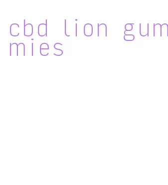 cbd lion gummies