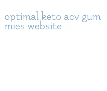 optimal keto acv gummies website