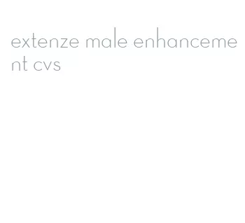 extenze male enhancement cvs