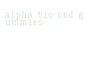 alpha bio cbd gummies