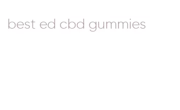 best ed cbd gummies