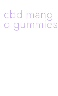 cbd mango gummies