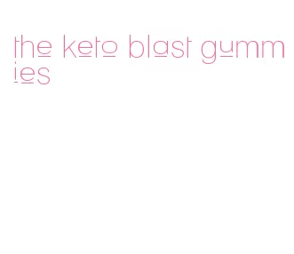 the keto blast gummies